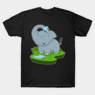 Elephant Bathe Water T-Shirt